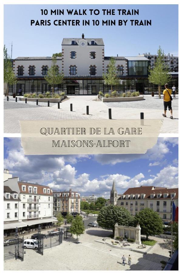 Chambre 4, Calme, 1 Station De Paris Maisons-Alfort Ngoại thất bức ảnh