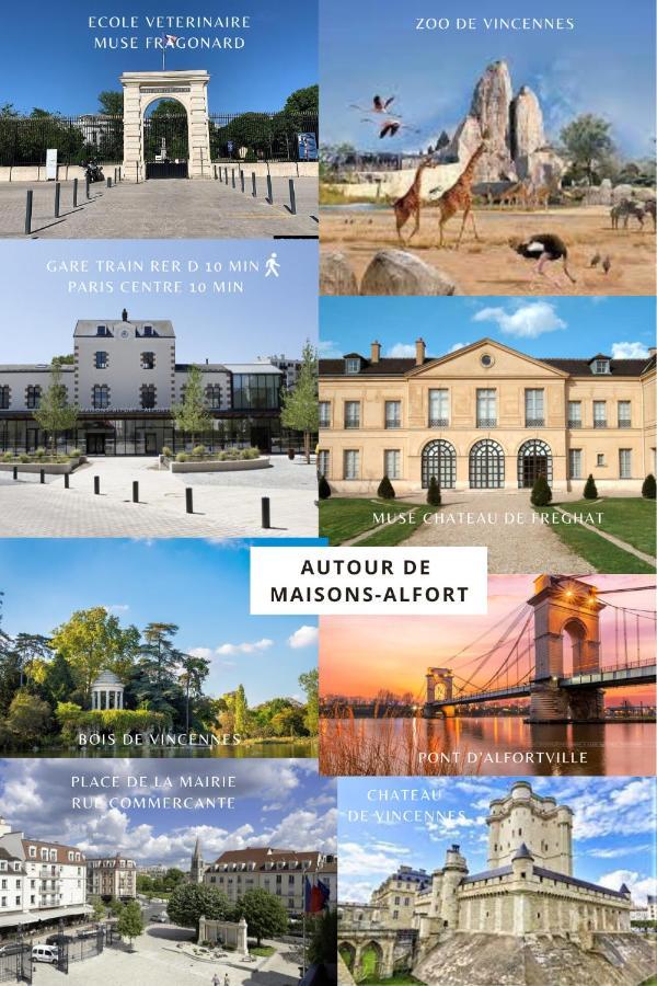 Chambre 4, Calme, 1 Station De Paris Maisons-Alfort Ngoại thất bức ảnh